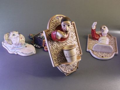 Set of 5 wall-mounted match/pyrogen holders:
-pair...