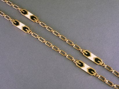GIVENCHY
Long gold-tone metal necklace with...