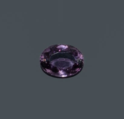 Oval amethyst. 
Dimensions: 17.7 x 13.2 mm.
Weight:...