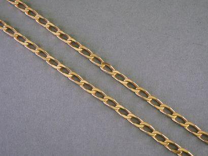 CHRISTIAN DIOR
Long gold-tone metal chain...