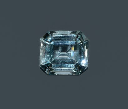 Rectangular aquamarine with beveled edges.
Dimensions:...