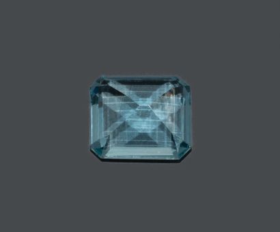Rectangular aquamarine with beveled edges.
Dimensions:...
