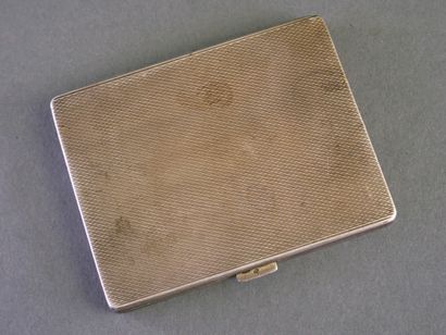 Silver cigarette case (min. 800/°°) with...