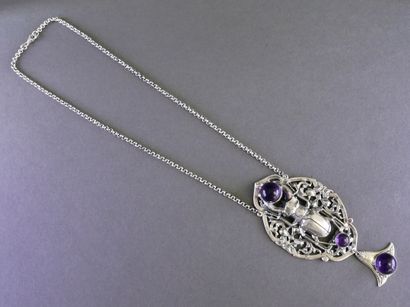IMPORTANT Openwork silver pendant (min. 800/°°)...