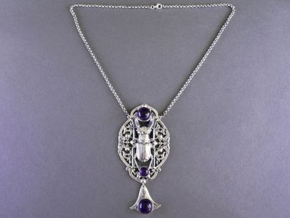 IMPORTANT Openwork silver pendant (min. 800/°°)...