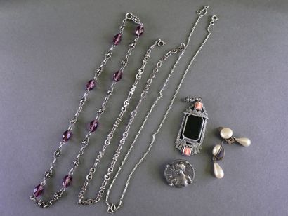 Silver set (min. 800/°°) consisting of 1...