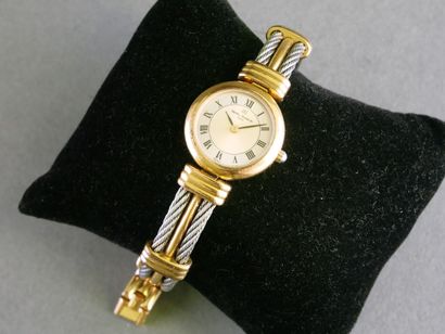 MICHEL HERBELIN
Women's wristwatch in gold-tone...