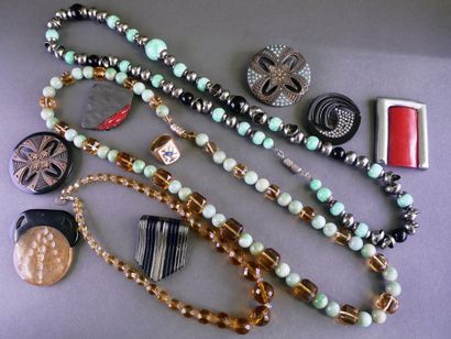 VINTAGE
Ensemble comprenant 3 colliers dont...