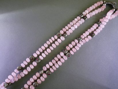 STATEMENT NECKLACE featuring smooth rose...