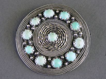 Silver set (min. 800/°°) consisting of a...