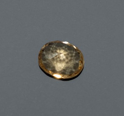 Oval imperial topaz.
Dimensions: 8.3 x 11...