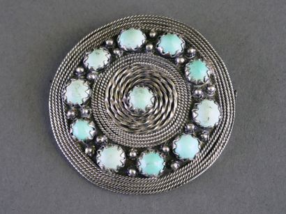 Silver set (min. 800/°°) consisting of a...