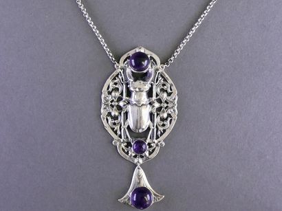 IMPORTANT Openwork silver pendant (min. 800/°°)...