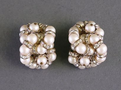 VINTAGE
Paire de clips d'oreilles en métal...
