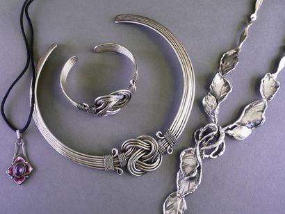 A silver plated set consisting of a matching...