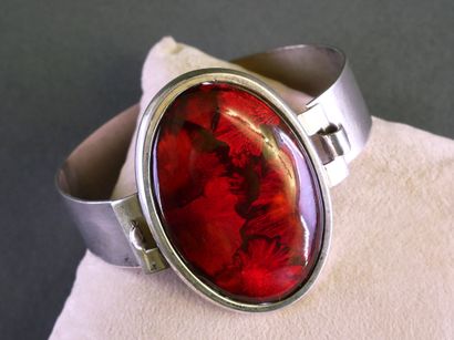 VINTAGE BRACELET made of solid silver (min....