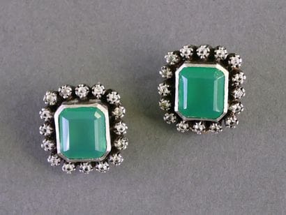 Pair of EAR CLIPS in 18k yellow gold (750/°°)...