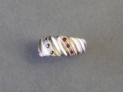 Knurled ring made of silver (min. 800/°°)...