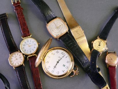 A collection of various wristwatches made...