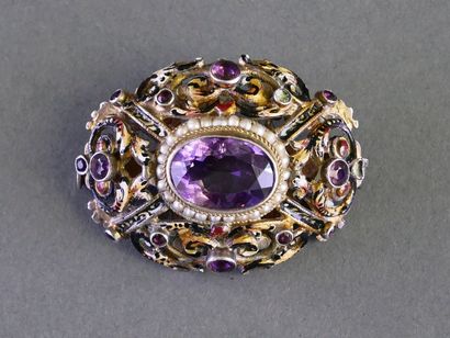 Silver and gold-plated silver (min. 800/°°)...