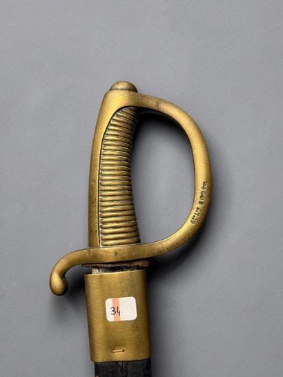 Sabre d’Infanterie, modèle AN XI, dit briquet
Monture...