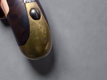 Pistolet d’arçon, modèle AN XIII
Canon rond,...