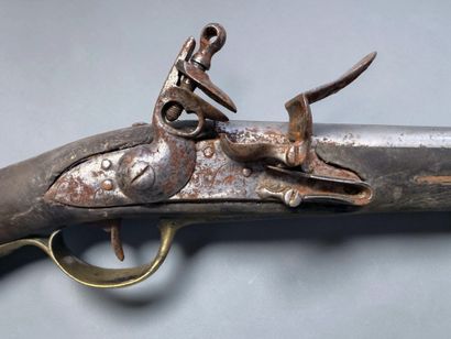 Pistolet d’arçon, modèle 1763-66, fabrication...