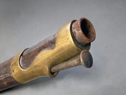 Pistolet d’arçon, modèle 1763-66
Canon rond,...
