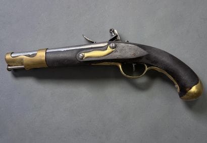 Pistolet d’arçon, modèle 1775
Canon rond,...
