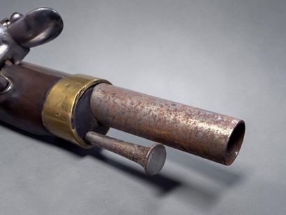 Pistolet d’arçon, modèle AN XIII
Canon rond,...