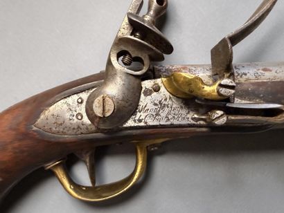 Pistolet d’arçon, modèle AN XIII
Canon rond,...