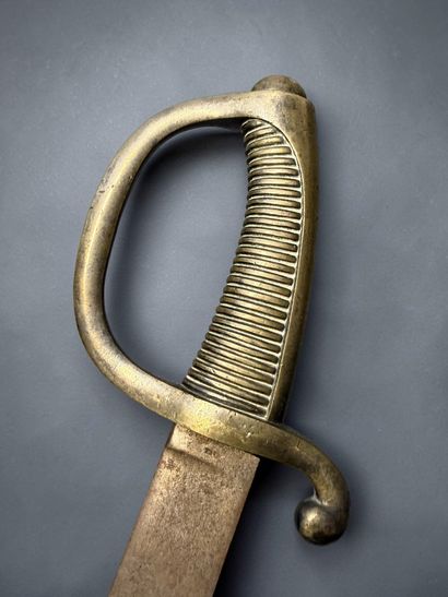 Sabre d’Infanterie, modèle AN XI, dit briquet
Monture...