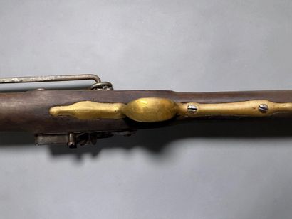 Mousqueton à tringle modèle 1763
Canon rond....