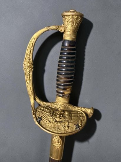 Épée de Contre-amiral, modèle 1817 à ciselures
Fusée...