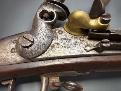 Fusil d’Infanterie, à silex
Canon rond, à...