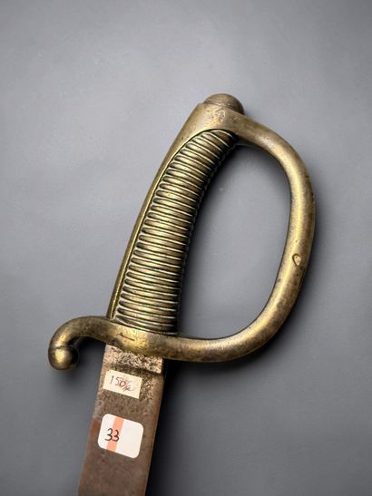 Sabre d’Infanterie, modèle AN XI, dit briquet
Monture...