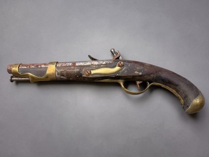 Pistolet d’arçon, modèle 1763-66, fabrication...