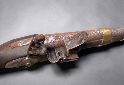 Pistolet d’arçon, modèle 1763-66, fabrication...