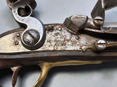 Pistolet d’arçon, modèle 1763-66
Canon rond,...