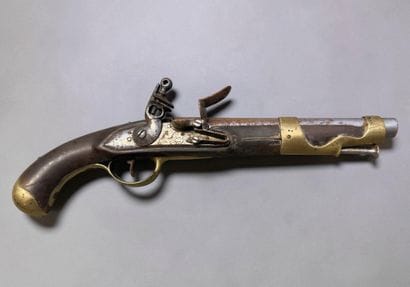 Pistolet d’arçon, modèle 1763-66, fabrication...