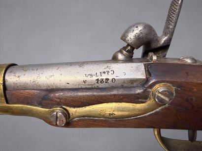 Pistolet d’arçon, modèle AN XIII Tbis
Canon...