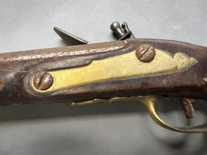Pistolet d’arçon, modèle 1733
Canon rond,...