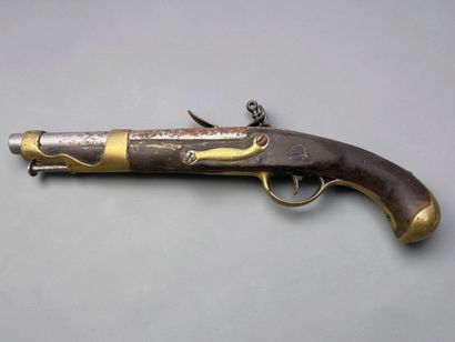 Pistolet d’arçon, modèle 1763-66, fabrication...
