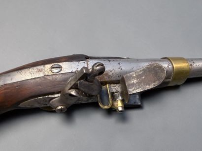 Pistolet d’arçon, modèle AN XIII
Canon rond,...