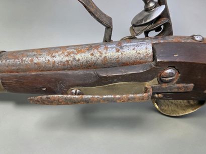 Pistolet d’arçon, modèle 1763-66, fabrication...