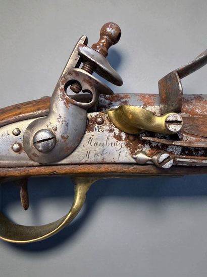 Pistolet d’arçon révolutionnaire
Canon rond,...