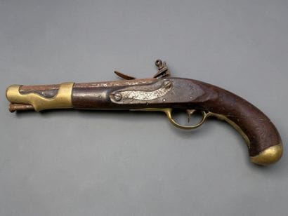 Pistolet d’arçon, modèle 1763-66
Canon rond,...
