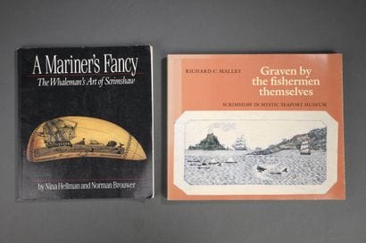 Lot de documentation sur l'art du scrimshaw...
