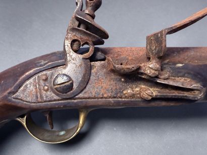 Pistolet d’arçon, modèle 1763-66
Canon rond,...