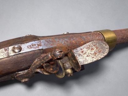 Pistolet d’arçon, modèle AN XIII
Canon rond,...